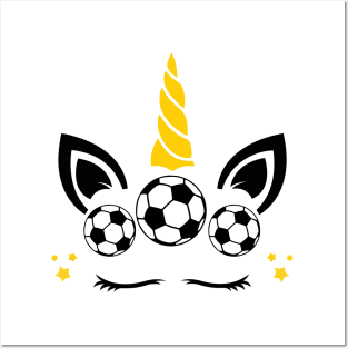 Soccer Unicorn Posters and Art